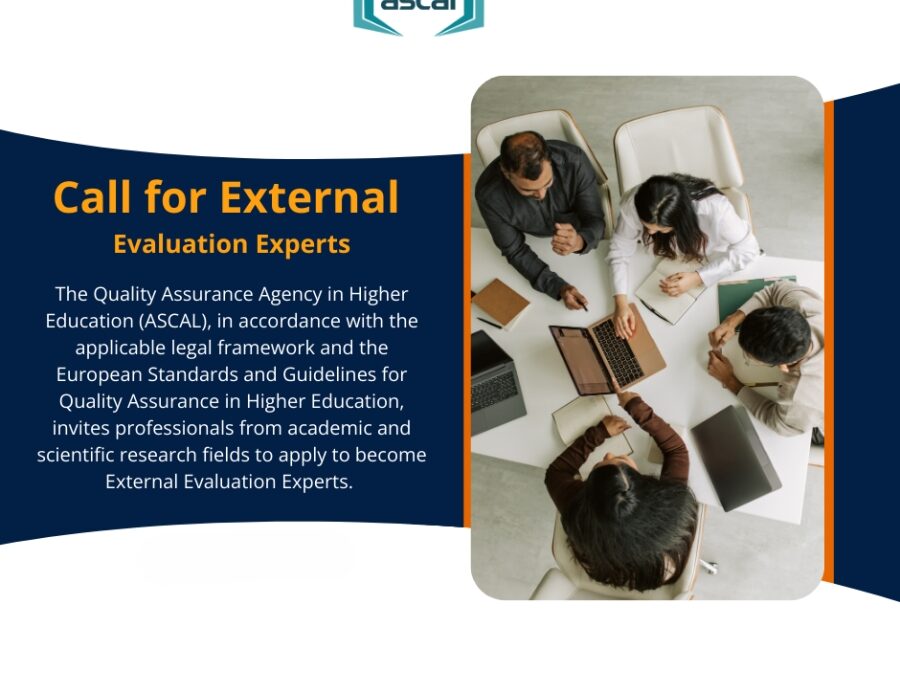 ASCAL Open Call for External Evaluation Experts